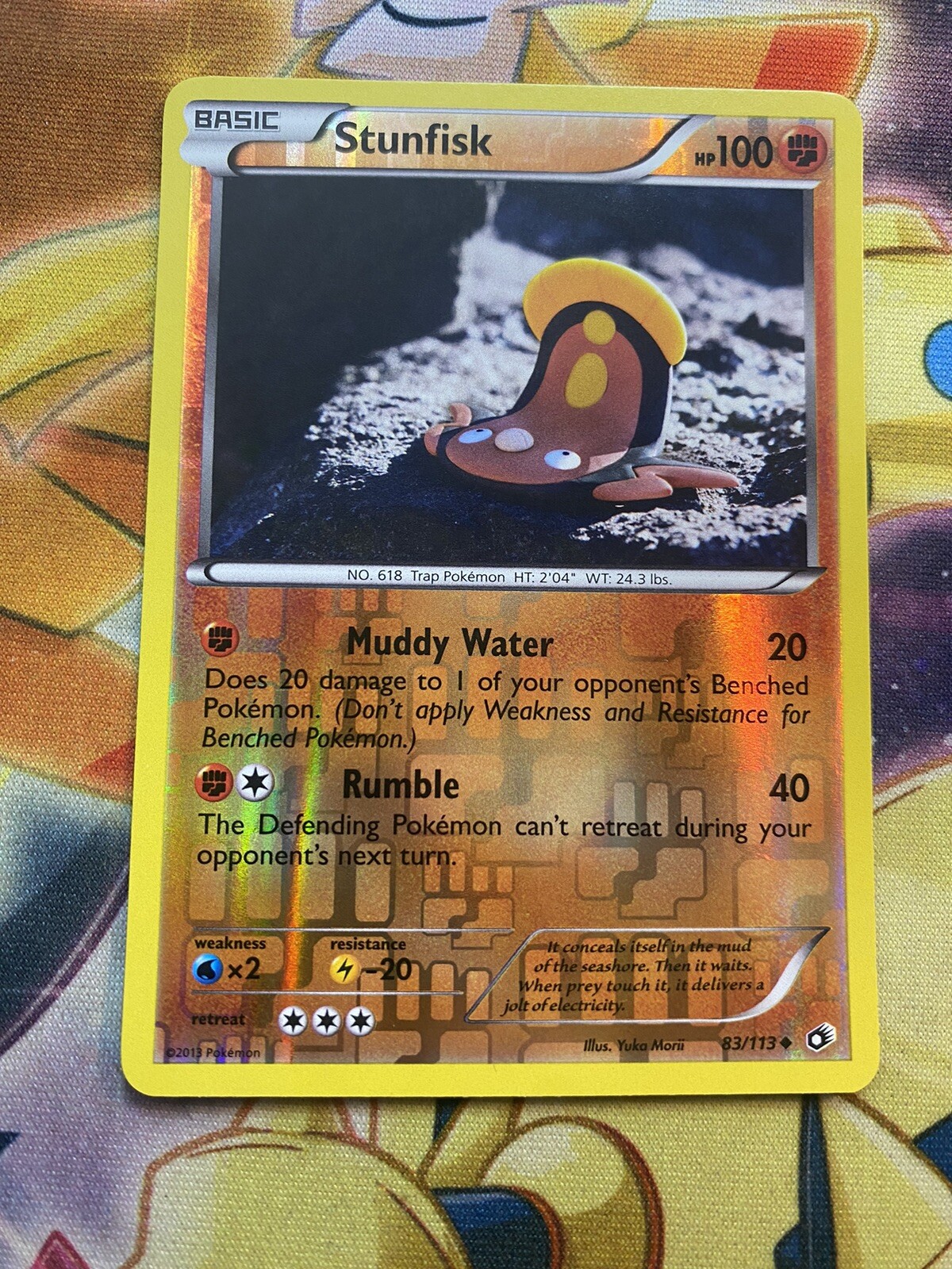 Stunfisk Reverse Holo Legendary Treasures 83/113 NM