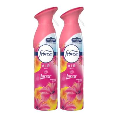 Febreze Air Mist Freshener - Lenor Sparkling Bloom Scent, 300ml (Pack of 2)