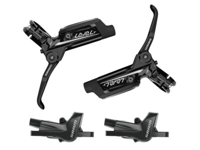 SRAM Level T Scheibenbremsenset - Schwarz