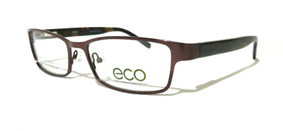 Earth Conscious Optics ECO #1067, Brown & tortoise 54-17-140 NEW eyeglass frames