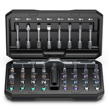 42 in 1 Magnetic Screwdriver Set, DIY Ratchet Handle Screwdriver Set, black