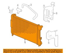 CHRYSLER OEM 97-99 Dakota Cooling Radiator Components-Radiator 52028776AE