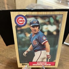 1987 Topps #177 Keith Moreland  Chicago Cubs MLB Vintage Baseball Card