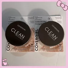 2X CoverGirl Clean Invisible Loose Powder # 105 Translucent Fair- 2 Lot