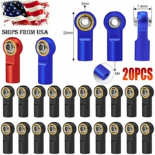 20PCS right hand thread M4 Tie Steering Link Rod End Joint Ball Head For RC Car