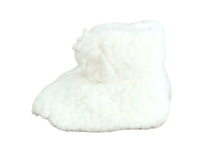 Gymboree Cubs & Hugs Marfil Botines Niños Garra Difusa Cuna Zapatos Talla 03 Nuevos sin Etiquetas Foto 3 de 4