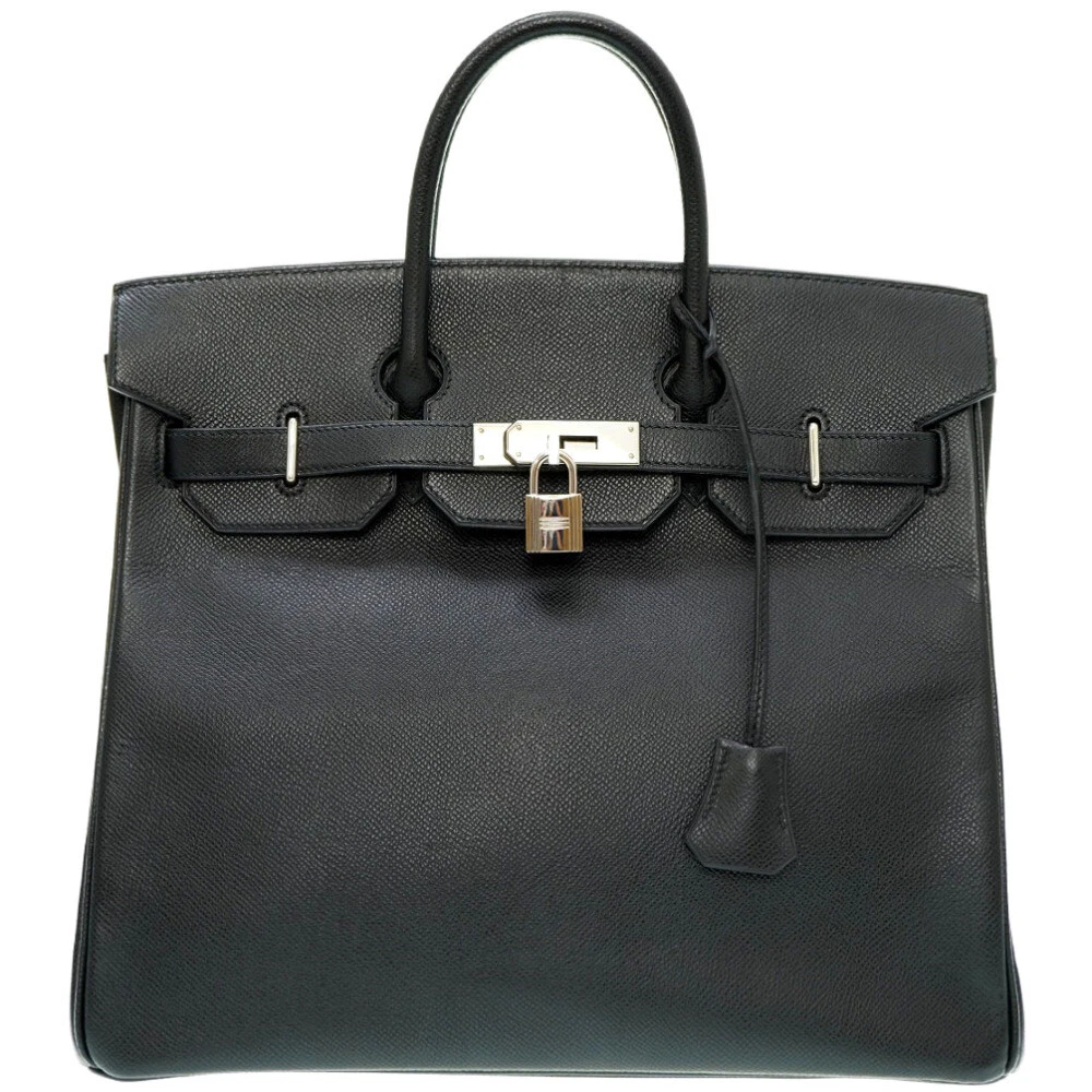 AUTHENTIC HERMES HAC Birkin 32 Black Epsom Hand Bag 0079 eBay