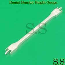 3 Pcs Dental Orthodontics Height Measuring Bracket Gauge 022 Tools