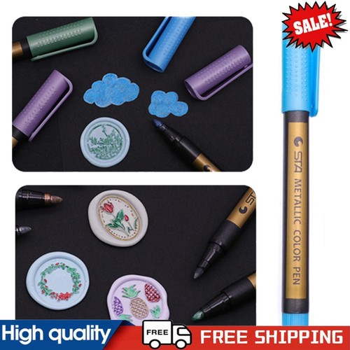 Fire Paint Markers DIY Envelope Waxing Color Pens for Metal Ceramics