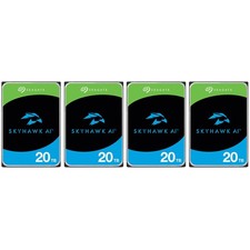 Seagate Skyhawk AI 20TB Video Internal Hard Drive HDD 3.5 Inch SATA 6Gb/s 512MB