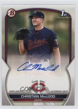 2023 Bowman Paper Prospect Auto Christian Macleod #PPA-CMD Auto 1i5t