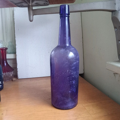 PARIS,KY JULIUS KESSLER &CO 7TH DIST.BOURBON CO 1890s PRE PRO QT WHISKEY BOTTLE