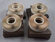 Sawyers Rototray 100 Slide Trays, LOT OF FOUR, w/ Boxes