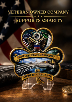 U.S. Embassy Dublin Ireland Challenge Coin 215