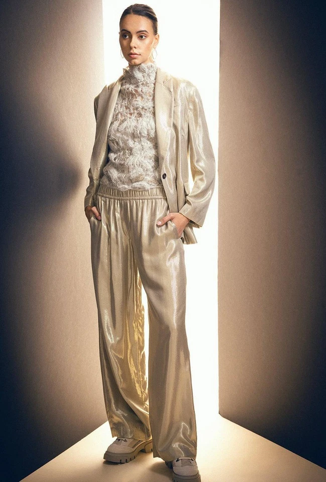 PANTALONES MUJER BRUNELLO CUCINELLI MA768SV899_C3529 NUEVOS CON ETIQUETAS Foto 3 de 4