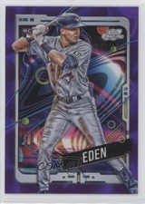 2024 Topps Cosmic Chrome Purple Nebula Refractor 60/150 Cam Eden #108 v9t