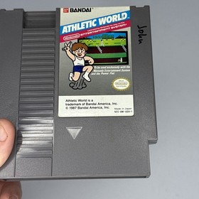 Athletic World (Nintendo NES) - Solo carrello gioco autentico USATO NON TESTATO
