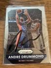 Signed On Card 2015-16 Panini Prizm #140 Andre Drummond Basketball 76er’s