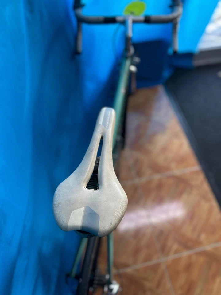 Bicicleta de carreras Cicli I’ll Massimo de acero de carretera ruedas Campy Athena 700c de 50 cm Foto 3 de 4