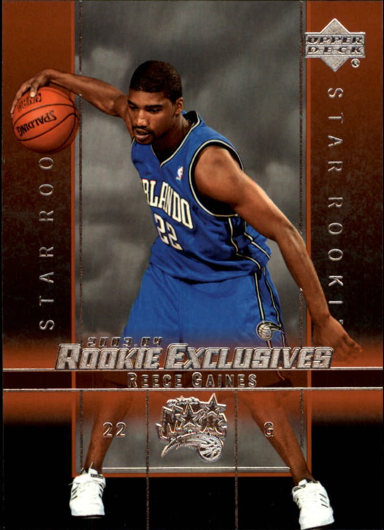 2003-04 Upper Deck Rookie Exclusives #11 Reece Gaines RC - BSK
