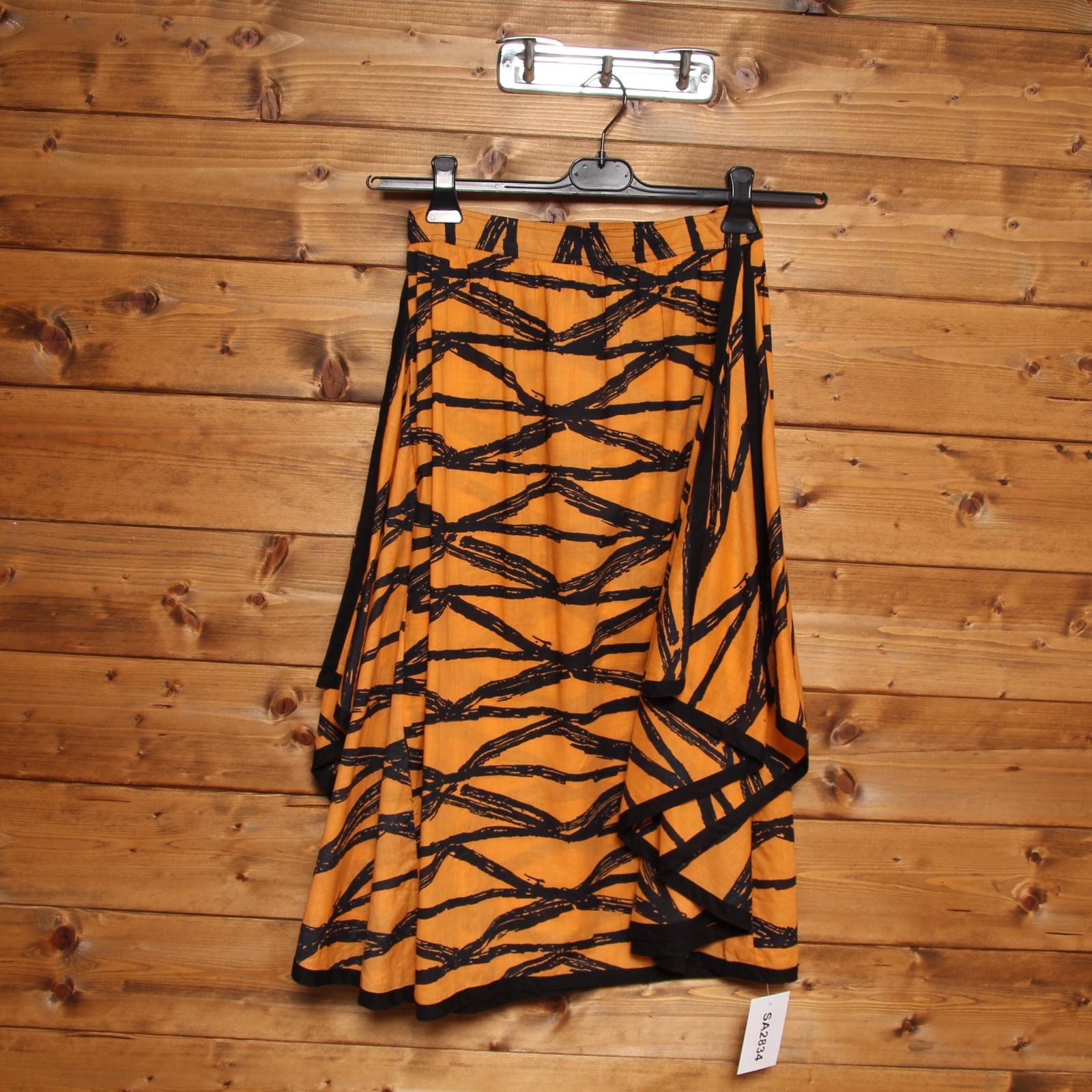 Gonna YVES SAINT LAURENT tg. 46 Usato34) (SA2834)e Aranc Donnage