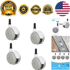 4-Pack Baby Walker Caster Replacement Wheels - 10mm Size, Quiet  Wear-Resistant