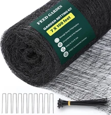 Deer Netting Deer Fence Netting, 7 X 100 Feet for Garden Protection Reusable Pro