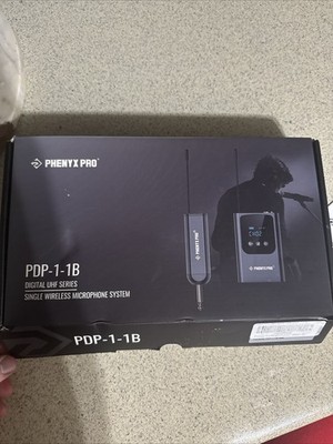 Phenyx Pro PDP-1-1B Wireless Microphone System Digital UHF Series