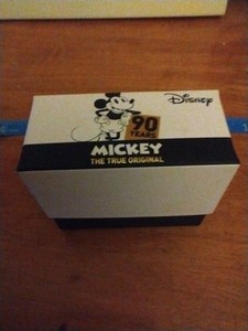 Disney Mickey Mouse 90 Years Stainless Steel Adjustable Charm Bracelet, New...