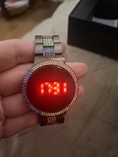 Rocawear Touchscreen Digital Watch Rainbow Crystal Bling Boxed Spares/Repair