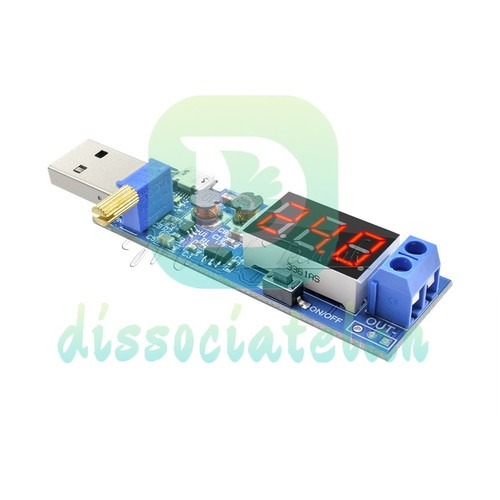 DC-DC 5V to 1.2V-24V USB Step UP/Down Adjustable Converter Power Supply Module - Picture 3 of 7