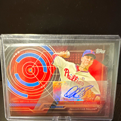 Topps Trajectory Autographs 2014 Dave Buchanan Phillies Auto Card TA-DB