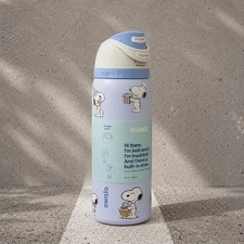 New blue Snoopy Water Bottle Owala 32oz Stainless Steel Exclusive Edition