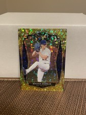 2021 Panini Select Baseball Walker Buehler Gold Disco Numbered 8/10 Rare