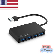 USB 3.0 Hub 4 Port High Speed 5Gbps Multi Splitter Adapter for PC And Laptop.