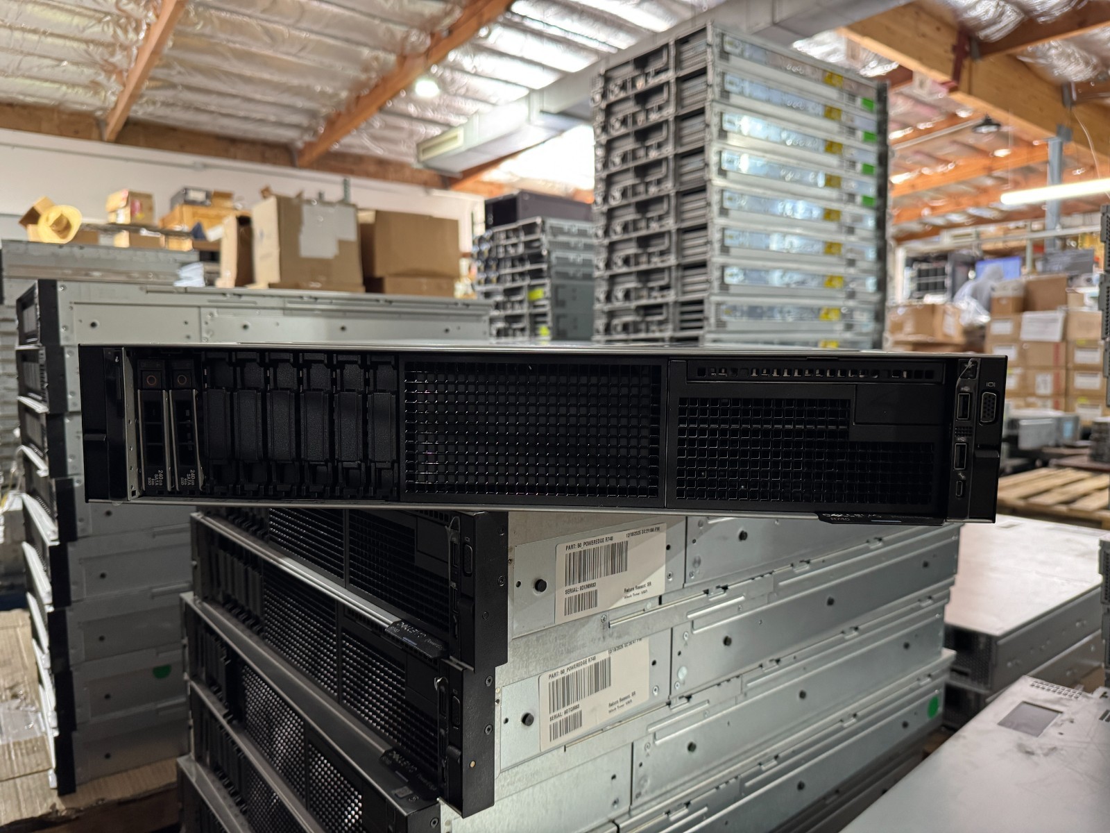 Dell R740 Server 8 Bay H740p UXP CTO 2x Xeon Gold 6258 128GB RAM 1x ...