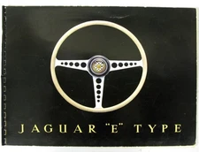 JAGUAR E-Type Series 1 Car Sales Brochure c1962 GT Open Two Seater + Fixed Head