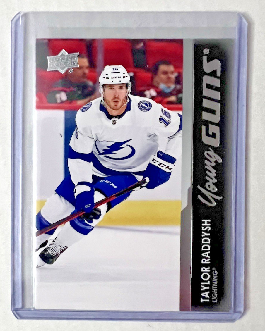 2021-22 Upper Deck Taylor Raddysh Young Guns #453 Tampa Bay Lightning