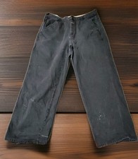 Marith  Fran ois Girbaud Men's Pants Black Wide Leg Workwear 42M Vintage Y2K