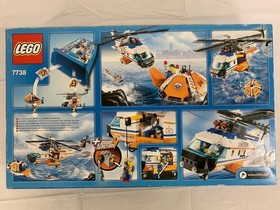 LEGO 7738 CITY Coast Guard Helicopter & Life Raft Factory Sealed NIB
