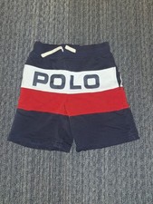 Polo Ralph Lauren Boys 8, Logo Cotton Mesh Pull-on Shorts
