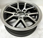 14X5  5 Lug  Black Machined  Aluminum Eagle Trailer Wheel  58811 145545 MBMLS