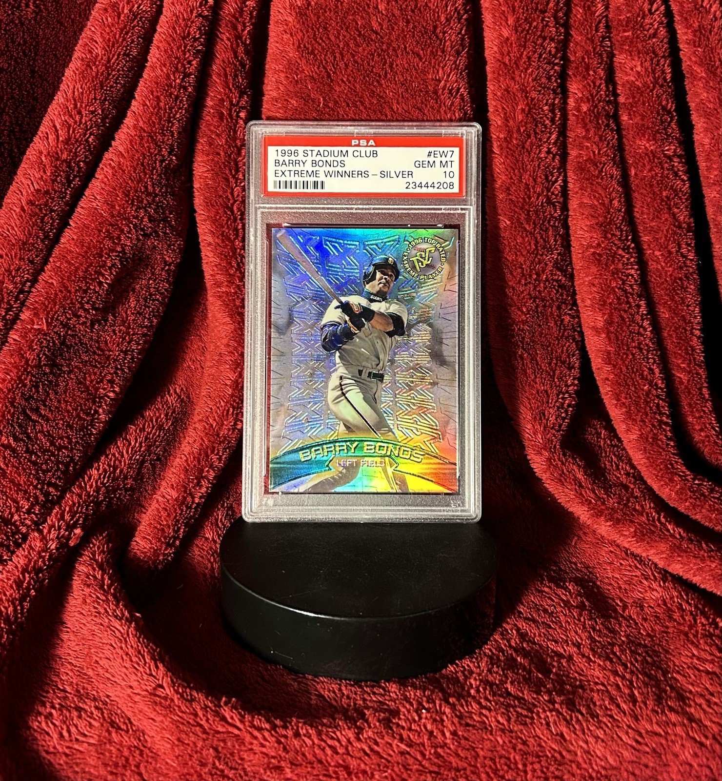 BARRY BONDS 1996 STADIUM CLUB #EW7 EXTREME WINNERS - SILVER PSA 10 🔥