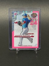 2025 Panini Prospect Edition #56 Andrew Painter Rookie Pink Velocity Prizm /79