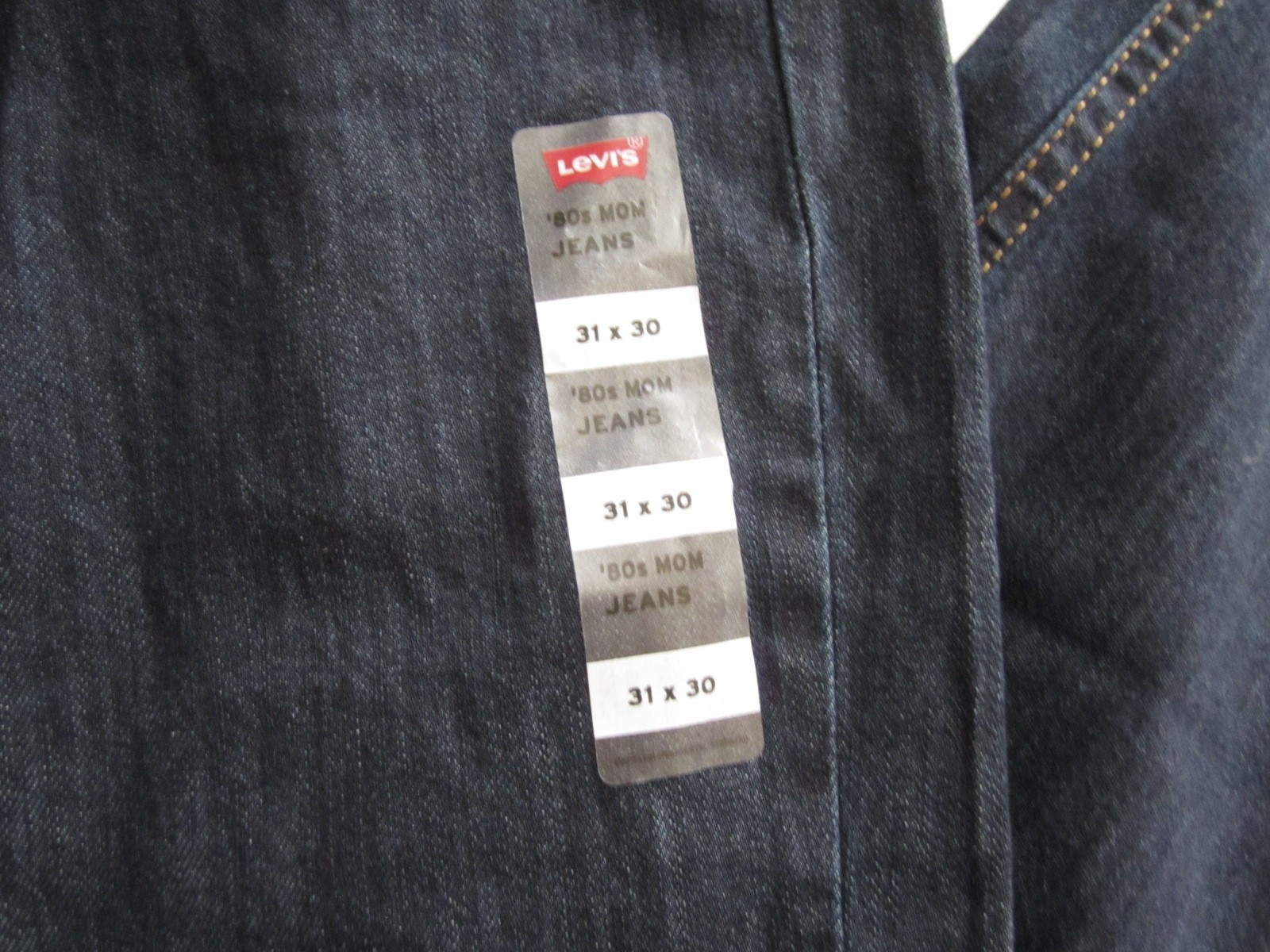 New W/ Tag Women Levis High Rise 1980's Mom Denim Jeans Sz 31x30 (WP301) thumbnail 5