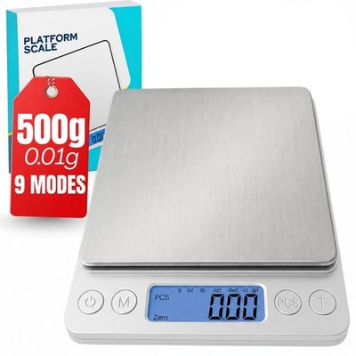 Mini Waage 0,01g-500g Wiegen Schmuck Kräuter Kochen Tragbare Elektronische Tasche