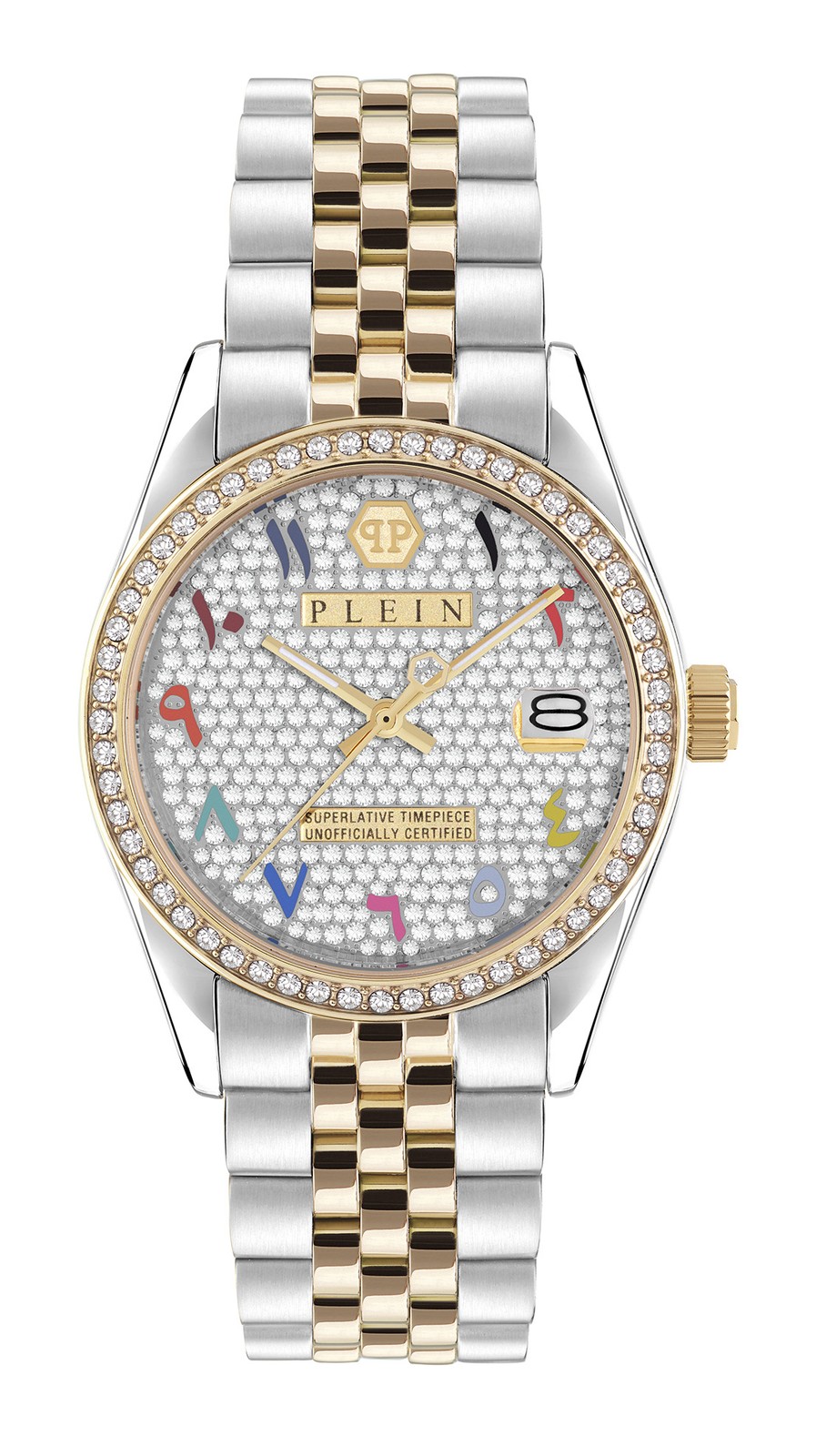 Philipp Plein Date Superlative Womens Multicolour Watch PW2BA0123 Stainless Steel - One Size - Image 2