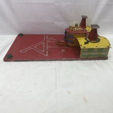 Vintage Louis Marx Tin Toy for Trains CITY AIRPORT Sky Way Sky Chief 1930s 1940s