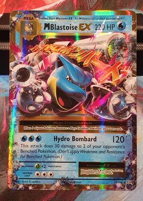 Pokémon TCG Mega Blastoise EX 22/108 XY Evolutions Near Mint Englisch