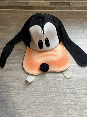VTG Disney Goofy Hat Black 80s Youth Unisex Snapback Floppy Ears Made In USA